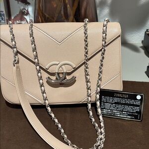 Elegant Chanel Chevron design Bag